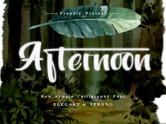Afternoon Font for Modern Web Design