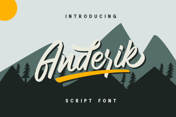 Anderik: A Script Font That Elevates Your Editorial Design