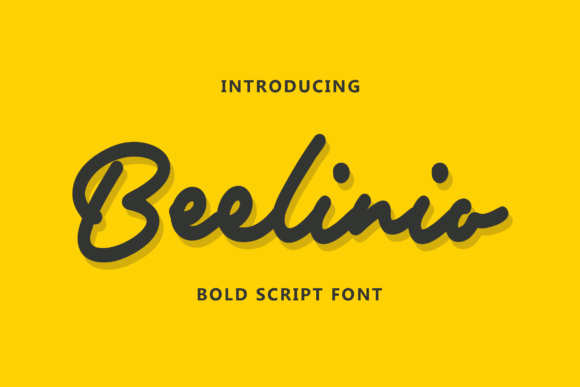Beelinio: The Bold Script Font That Elevates Campaign Design