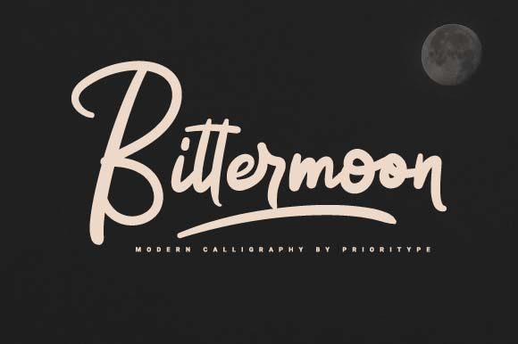 Bittermoon: A Handwritten Font for Modern Web Design