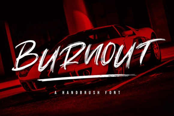 Burnout Font for Handmade Creations
