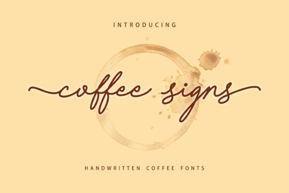Coffee Signs: A Handwritten Font for Modern Campaigns