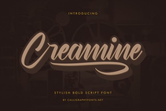 Creamine Font for Polished Branding