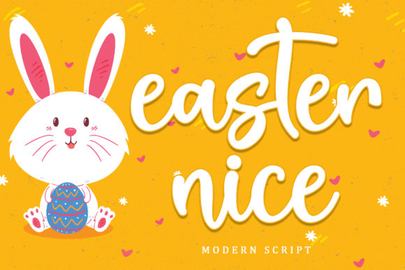 Easter Nice: A Delicate Font for Digital Branding
