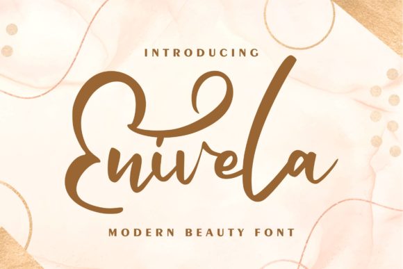 Enivela: A Handwritten Font for Elegant Branding