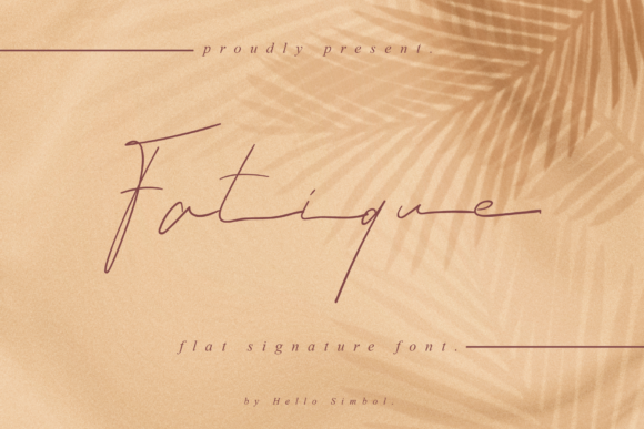 Fatique Font for Campaign Creativity