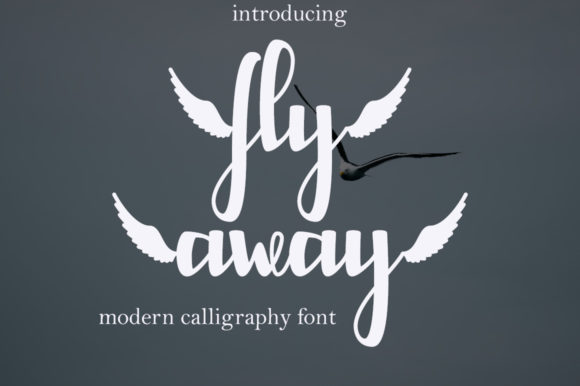Fly Away Font for Handmade Creations