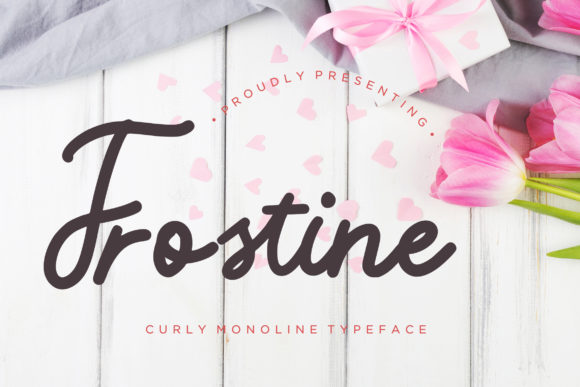Frostine: A Handwritten Font for Editorial Design