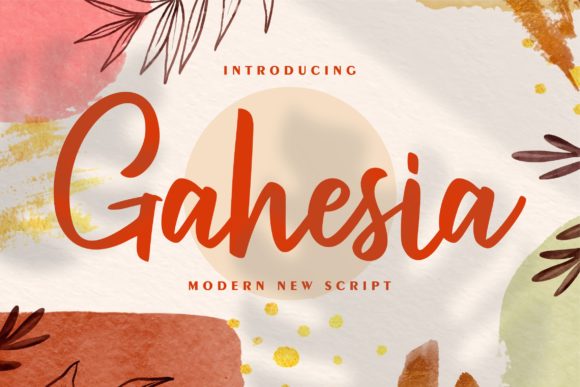 Gahesia: A Stylish Handwritten Font for Editorial Design