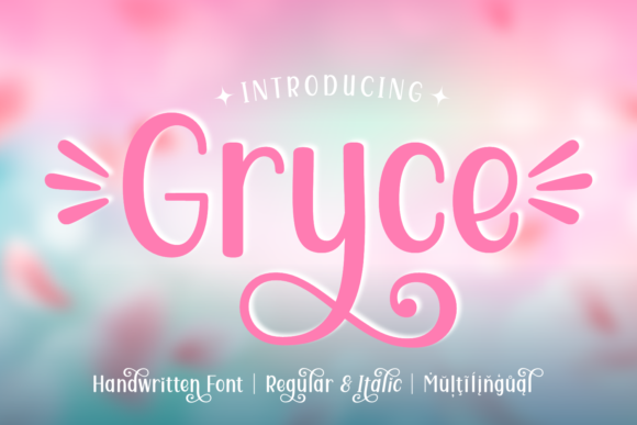 Gryce: A Handwritten Font That Elevates Brand Identity