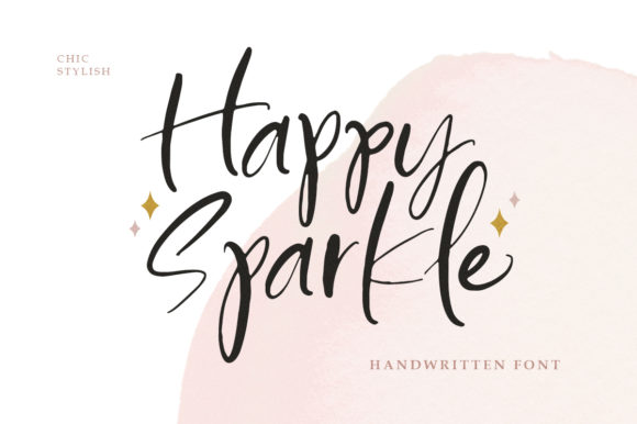 Happy Sparkle: A Handwritten Font for Web Design
