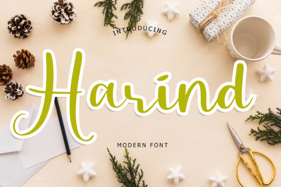 Harind Font for Web Design: A Stylish Script Choice for Branding