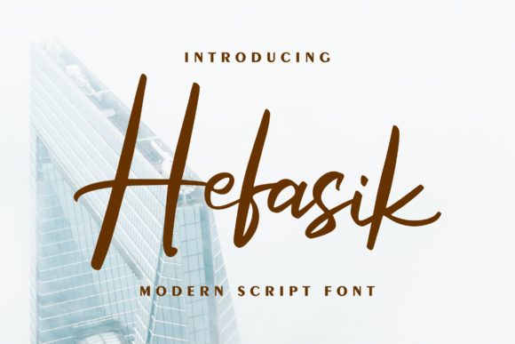 Hefasik: A Delicate Script Font for Handmade Creations