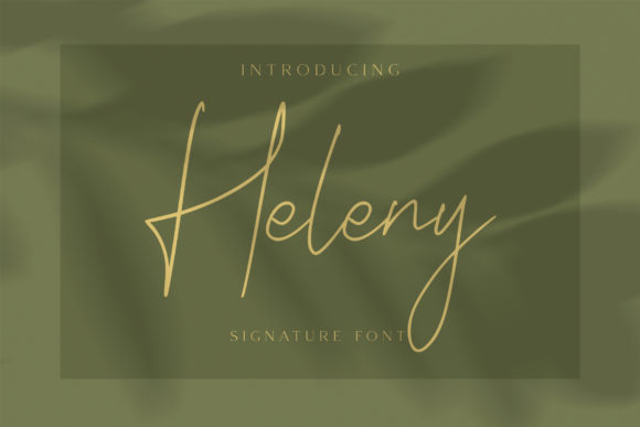 Heleny: A Minimal Handwritten Font for Modern Campaigns