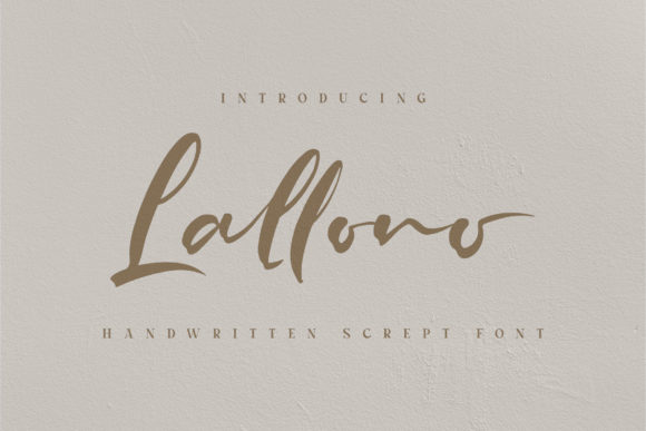 Lallono: A Stylish Script Font for Campaign Creativity