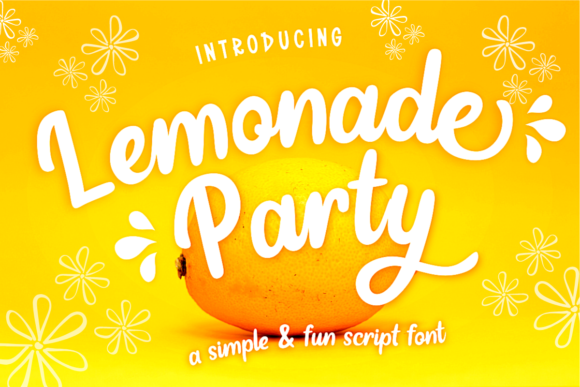 Lemonade Party Font for Modern Web Design