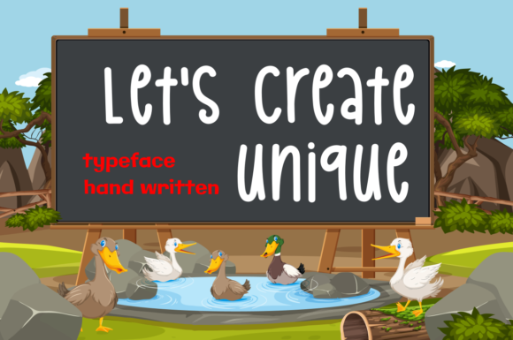 Let s Create Unique Font for Editorial Design