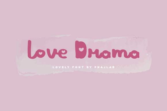 Love Drama Font for Web Design and Branding