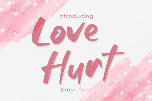 Love Hurt Font for Web Design and Branding