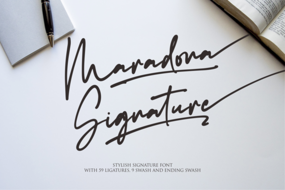 Maradona Signature: A Font That Elevates Brand Identity