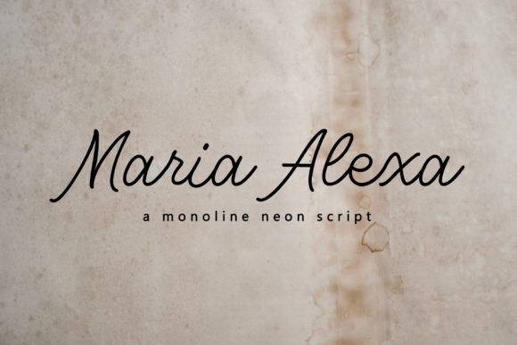 Maria Alexa Font for Campaign Creativity