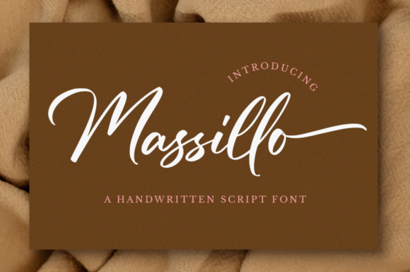 Massillo: A Handwritten Font for Modern Campaigns