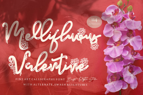 Mellifluous Valentine: A Handwritten Font for Elegant Editorial Design