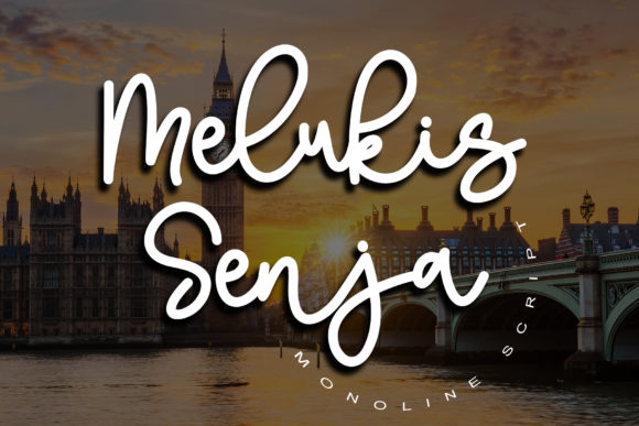 Melukis Senja Script Font Review