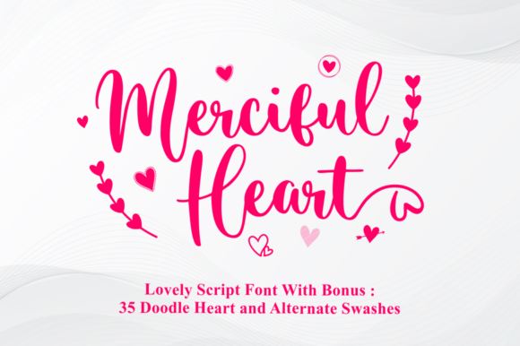 Merciful Heart Font for Web Design Projects