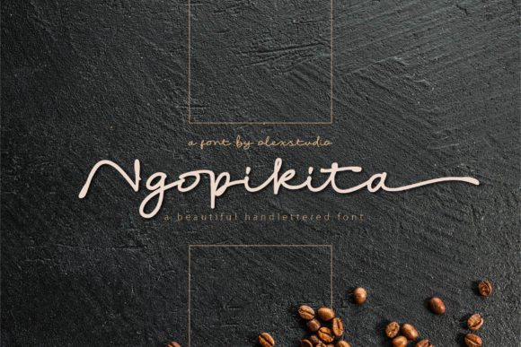 Ngopikita: A Handwritten Font That Elevates Branding