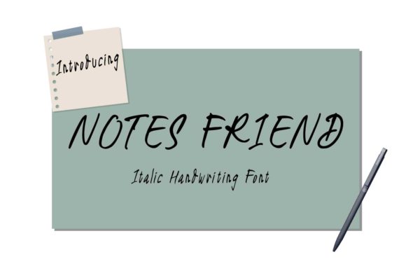 Notes Friend: A Handwritten Font That Elevates Campaign Creativity
