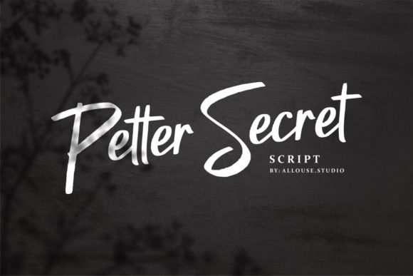 Petter Secret Font for Handmade Creations