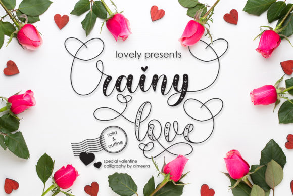Rainy Love Font for Handmade Creations