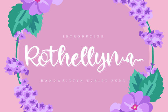 Rothelyn Script Font for Editorial Design
