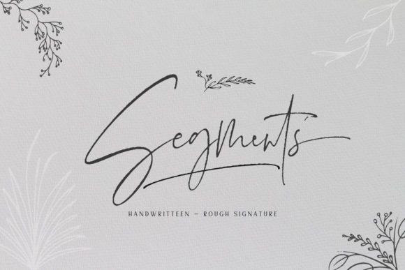 Segments: A Handwritten Font for Modern Web Design