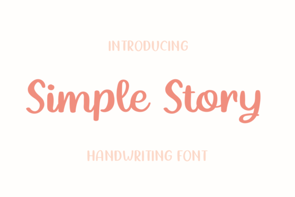 Simple Story Font for Campaign Creatives