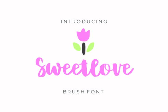 Sweetlove: A Handwritten Font for Charming Editorial Designs