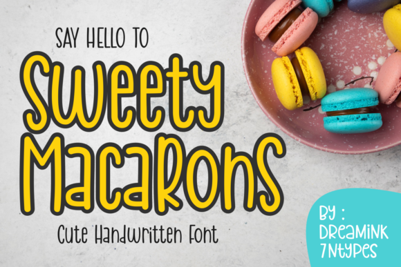 Sweety Macarons Font for Business Branding