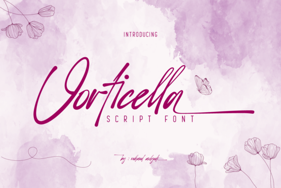 Vorticella: A Charming Script Font for Web Design
