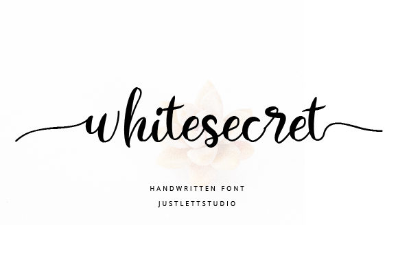 Whitesecret: A Script Font for Elegance and Versatility